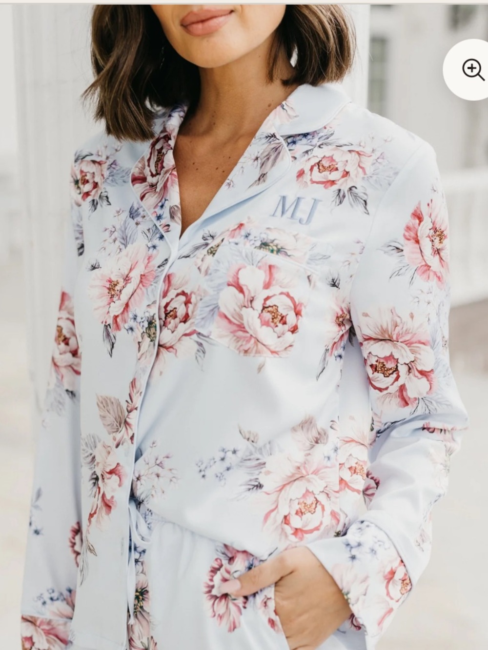 Le Rose Veiled Rose Short Pajama Set